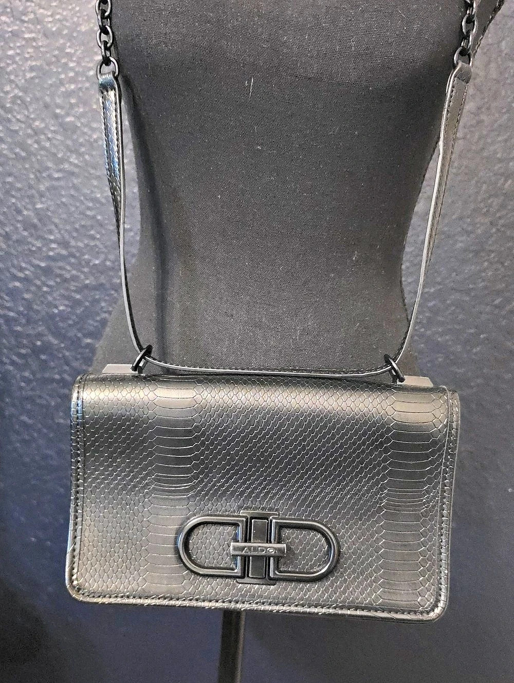 ALDO Black Chain Crossbody Bag
